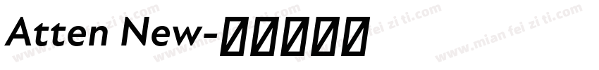 Atten New字体转换